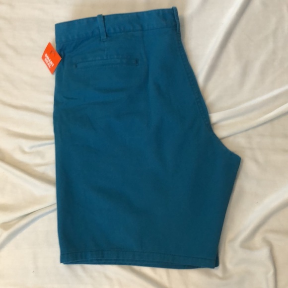 DENVER HAYES MEN’S 42 FLAT FRONT SHORTS OCEAN BLUE 5 POCKET SHARP CASUAL #086 - Picture 14 of 16